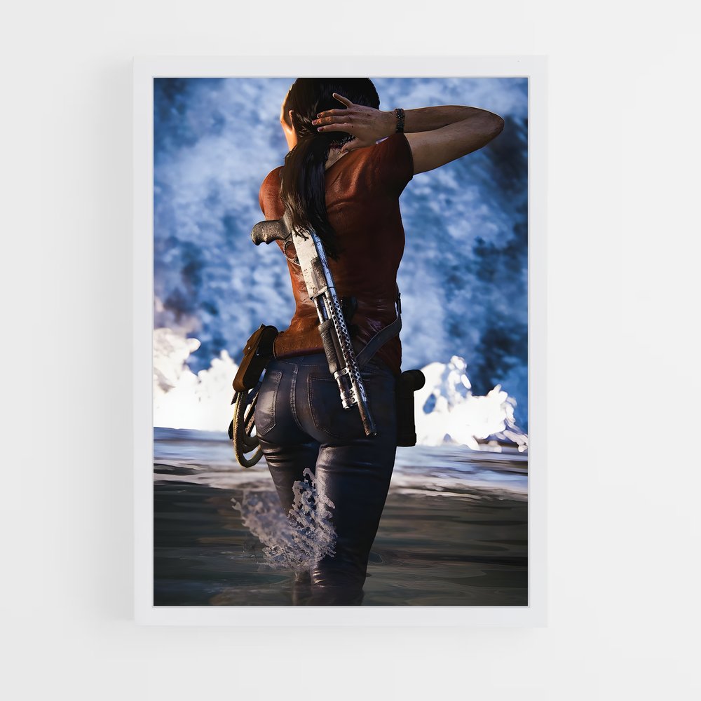 Poster Chloe, la Chasseresse – affiche Uncharted (vue 3)